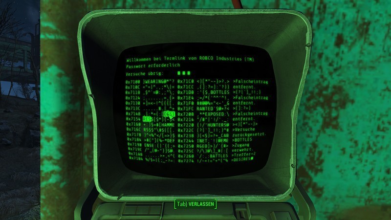 Как взламывать терминалы в игре Fallout?