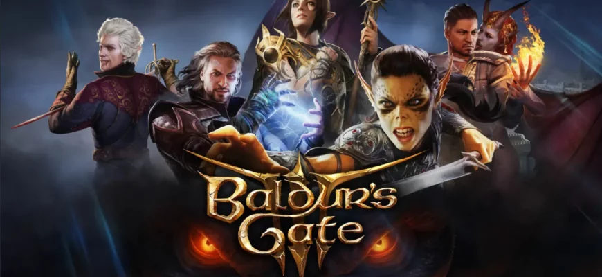 baldurs gate 3 постер
