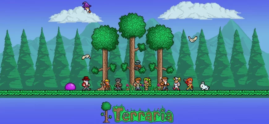 Постер из игры Terraria
